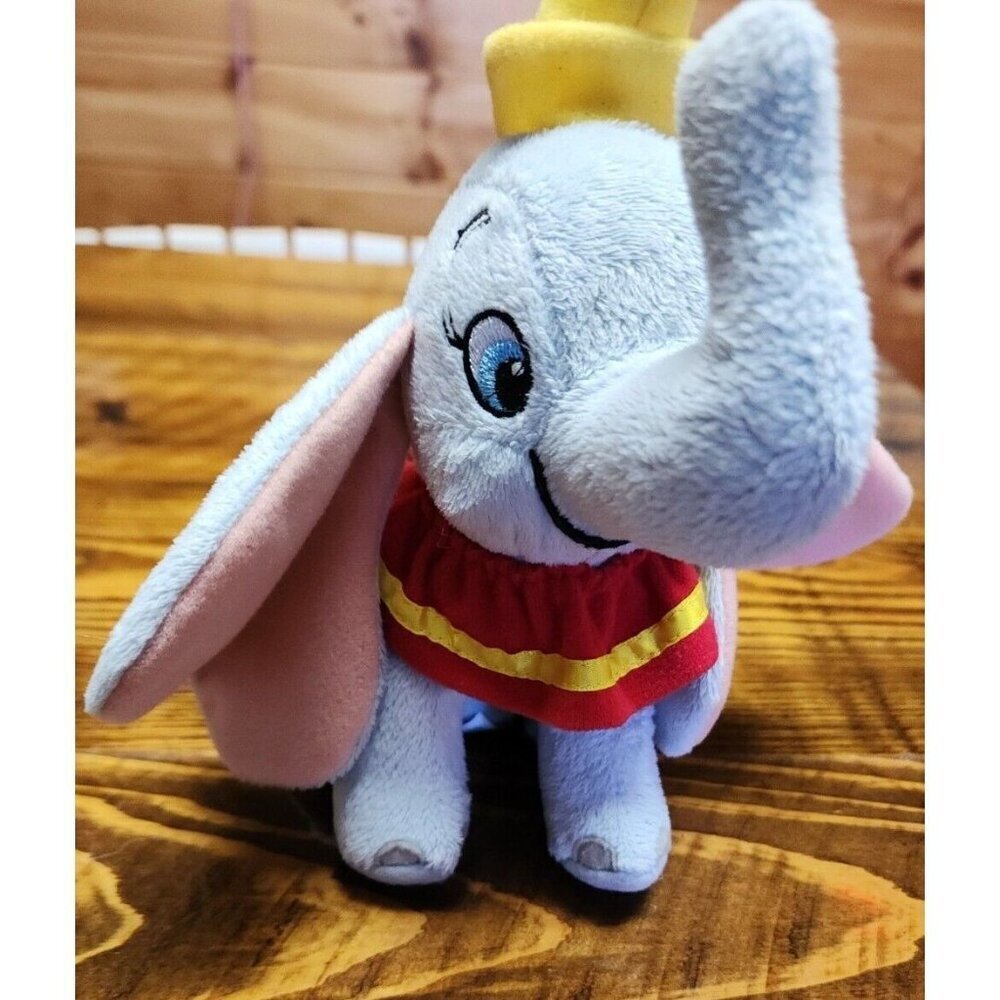 Disney Dumbo Plush Animal 7" Small Elephant Stuffed Animal Floppy Ears